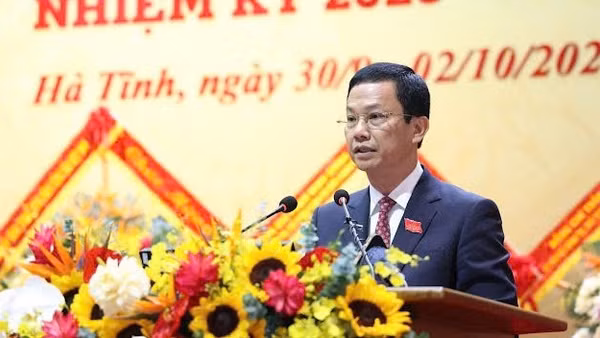 Tân Phó Chủ tịch Ủy ban nhân dân tỉnh Hà Tĩnh Nguyễn Trọng Hiếu.