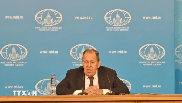 Bộ trưởng Ngoại giao Nga Sergey Lavrov. (Ảnh: TTXVN)