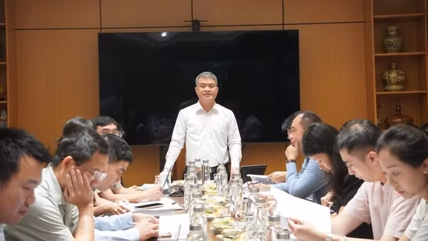 Thứ trưởng Tư pháp Nguyễn Thanh Tú phát biểu tại cuộc họp. (Ảnh: TL)