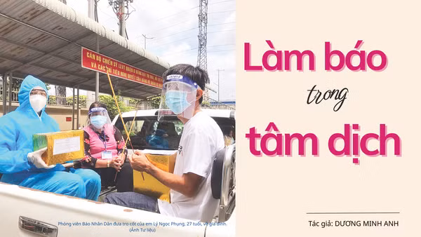 Làm báo trong tâm dịch