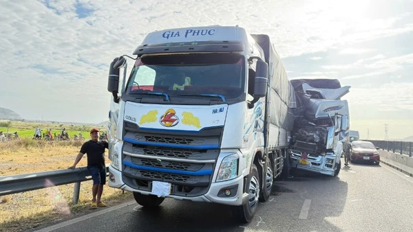 Hiện trường vụ tai nạn.