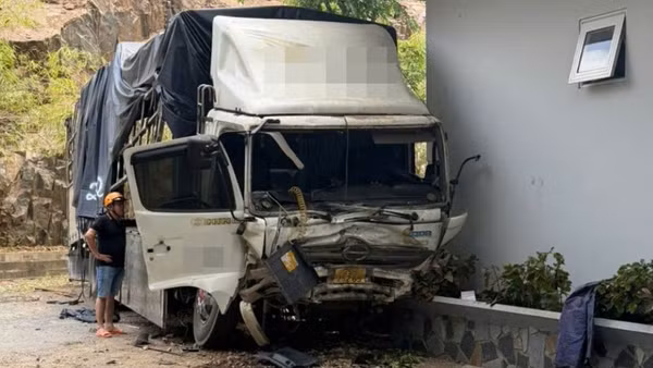 Hiện trường vụ tai nạn.