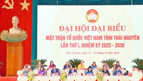Đại hội đại biểu Mặt trận Tổ quốc tỉnh Thái Nguyên lần I được tổ chức với tinh thần "Đoàn kết-Dân chủ-Đổi mới-Sáng tạo- Phát triển".