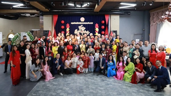 Chương trình Tết cộng đồng "Xuân Quê hương 2026" tại Thổ Nhĩ Kỳ. (Ảnh: Đại sứ quán Việt Nam tại Thổ Nhĩ Kỳ)