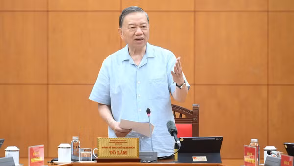 Tổng Bí thư, Chủ tịch nước Tô Lâm phát biểu tại cuộc làm việc. (Ảnh: ĐĂNG KHOA)