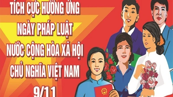 Tích cực hưởng ứng Ngày Pháp luật Việt Nam 2025. (Ảnh: TL)
