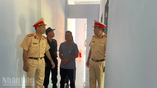 Căn nhà mới được trao tặng cho ông Nguyễn Ngọc Vương.