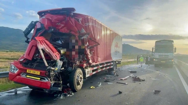 Hiện trường vụ tai nạn.