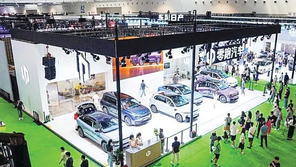 Triển lãm ô-tô quốc tế tại thành phố Trường Xuân, Trung Quốc. (Ảnh: TÂN HOA XÃ)