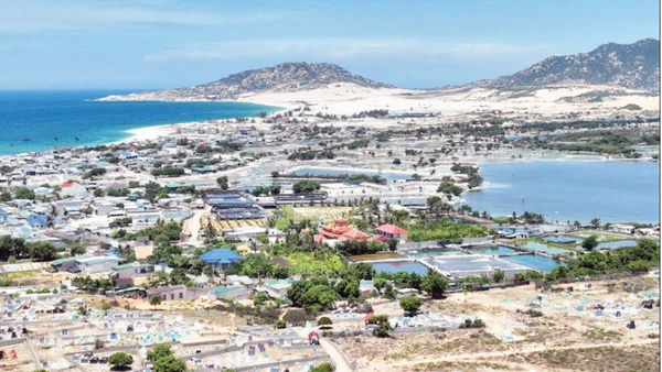 Xã Phước Dinh (Khánh Hòa), nơi xây dựng Nhà máy điện hạt nhân Ninh Thuận 1.