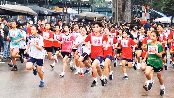 Sôi nổi thể thao phong trào tại Thái Nguyên. (Ảnh: BTN)