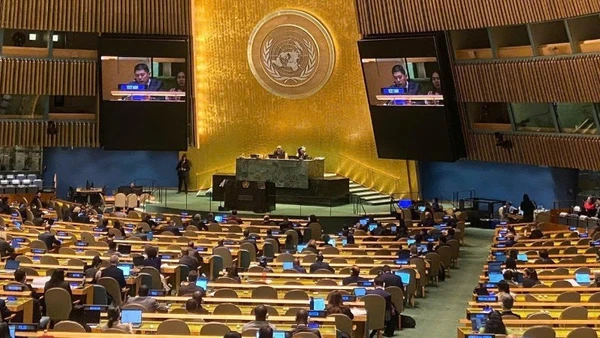 Đại hội đồng Liên hợp quốc thông qua Công ước Hà Nội về tội phạm mạng. (Ảnh: VGP)