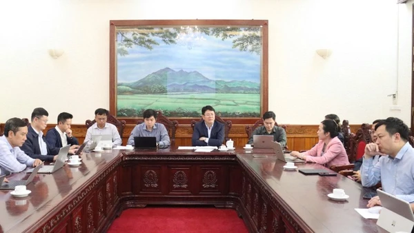 Quang cảnh buổi làm việc. (Ảnh: TL)