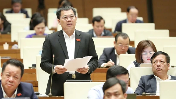 Đại biểu Dương Khắc Mai (Đoàn Lâm Đồng). (Ảnh: DUY LINH)