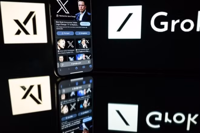 Chatbot Grok. (Nguồn: France 24)