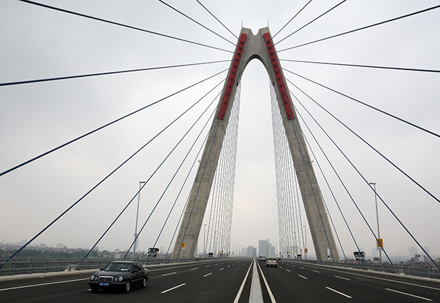 Chính thức thông xe cầu Nhật Tân, nhà ga hành khách T2 và đường Võ Nguyên Giáp ảnh 4 Chính thức thông xe cầu Nhật Tân, nhà ga hành khách T2 và đường Võ Nguyên Giáp ảnh 4