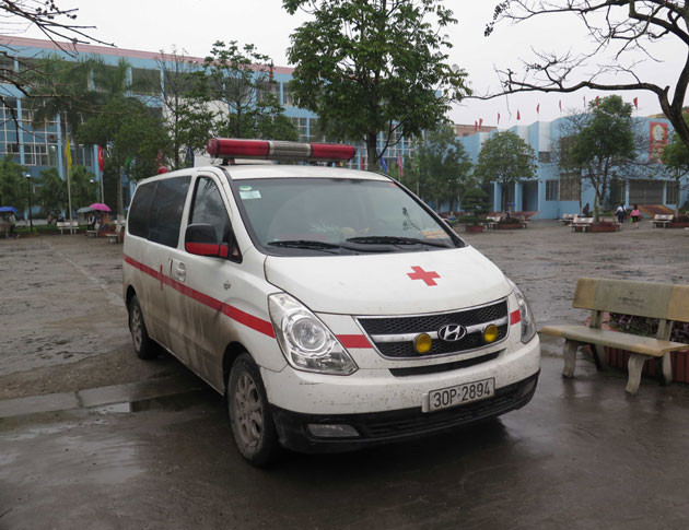 Xe vận chuyển cấp cứu không phép “lộng hành” ở Thái Bình ảnh 1