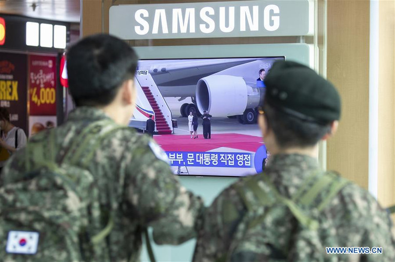 Những hình ảnh đầu tiên về chuyến thăm Bình Nhưỡng của Tổng thống Hàn Quốc ảnh 2 Những hình ảnh đầu tiên về chuyến thăm Bình Nhưỡng của Tổng thống Hàn Quốc ảnh 2