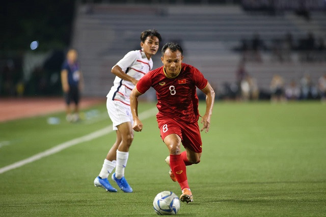 Thắng đậm U22 Campuchia 4-0, U22 Việt Nam vào chung kết SEA Games ảnh 14