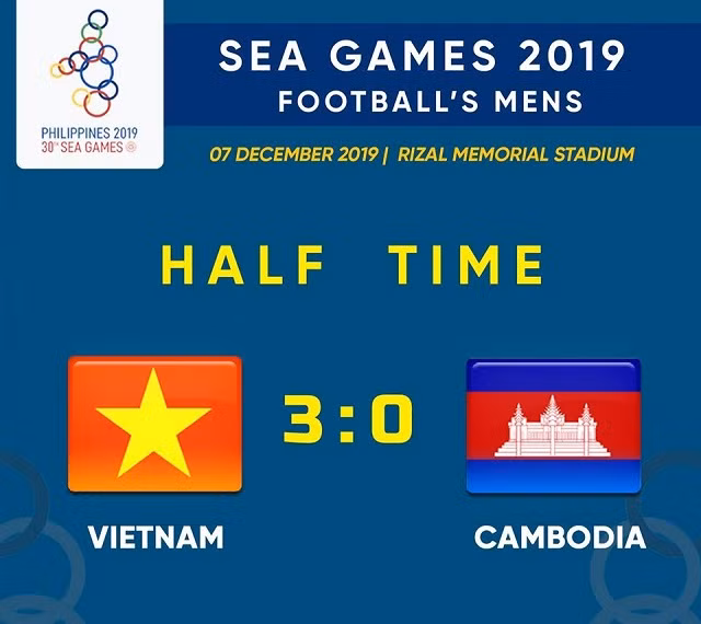 Thắng đậm U22 Campuchia 4-0, U22 Việt Nam vào chung kết SEA Games ảnh 6 Thắng đậm U22 Campuchia 4-0, U22 Việt Nam vào chung kết SEA Games ảnh 6