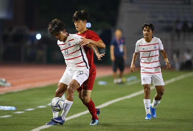 Thắng đậm U22 Campuchia 4-0, U22 Việt Nam vào chung kết SEA Games ảnh 5