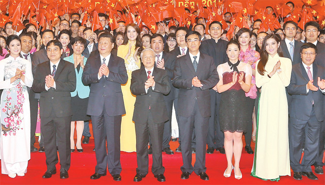 Tổng Bí thư Nguyễn Phú Trọng và Tổng Bí thư, Chủ tịch Trung Quốc Tập Cận Bình tham dự chương trình Gặp gỡ hữu nghị thanh niên Việt-Trung lần thứ 16 ảnh 1 Tổng Bí thư Nguyễn Phú Trọng và Tổng Bí thư, Chủ tịch Trung Quốc Tập Cận Bình tham dự chương trình Gặp gỡ hữu nghị thanh niên Việt-Trung lần thứ 16 ảnh 1