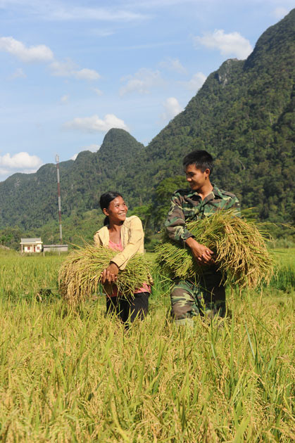 Đồng bào Rục vui mùa lúa mới ảnh 2 Đồng bào Rục vui mùa lúa mới ảnh 2