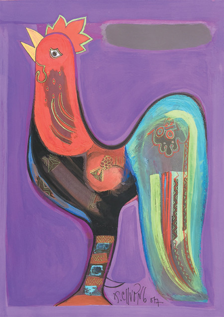 “Om sòm trên vách, bức tranh gà” ảnh 1