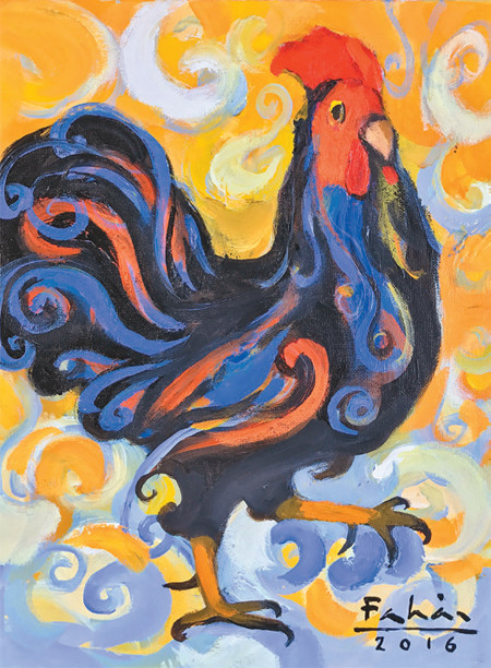 “Om sòm trên vách, bức tranh gà” ảnh 2