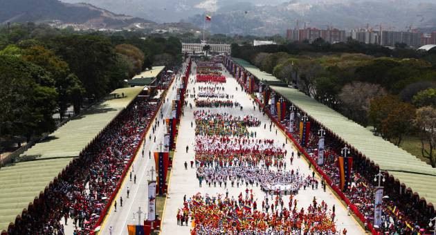 Venezuela tưởng niệm một năm ngày mất của Tổng thống Hugo Chavez ảnh 4