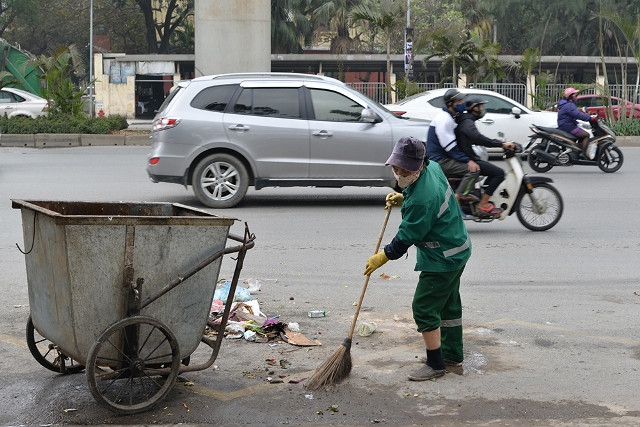 Hà Nội ứ đọng rác thải ảnh 4
