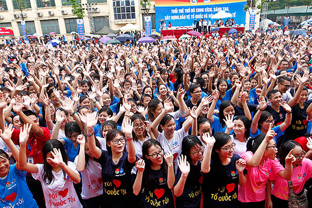Hàng trăm nghìn bạn trẻ tham gia Ngày hội “Tôi yêu Tổ quốc tôi” ảnh 2