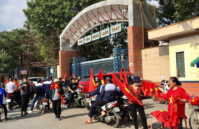 Cả nước vỡ oà niềm vui khi U23 Việt Nam vào chung kết ảnh 32 Cả nước vỡ oà niềm vui khi U23 Việt Nam vào chung kết ảnh 32