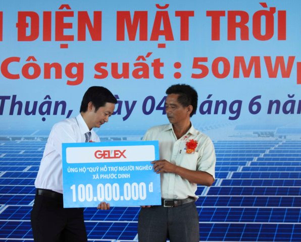 Khởi công Dự án Trang trại điện mặt trời Gelex Ninh Thuận ảnh 1