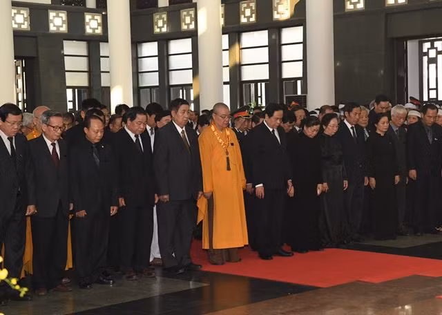 Cử hành trọng thể lễ viếng nguyên Tổng Bí thư Đỗ Mười ảnh 11