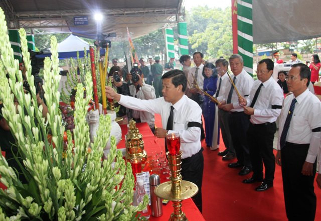 Bình Dương truy điệu và an táng 62 hài cốt liệt sĩ ảnh 2