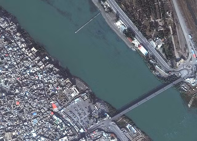Thành phố Mosul bị IS tàn phá qua hình ảnh vệ tinh ảnh 9 Thành phố Mosul bị IS tàn phá qua hình ảnh vệ tinh ảnh 9