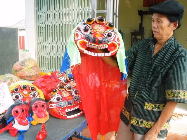 Múa sư tử trong lễ hội mừng Xuân của người Tày, Nùng… xứ Lạng ảnh 3