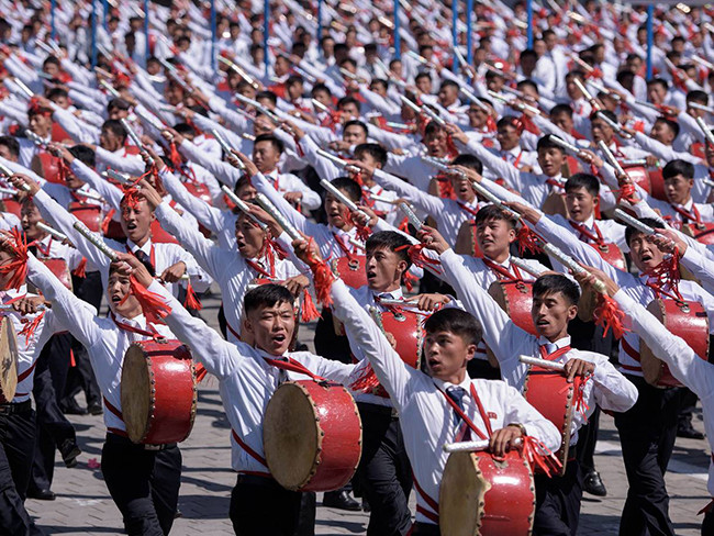 Triều Tiên tổ chức duyệt binh nhân dịp kỷ niệm 70 năm Ngày Quốc Khánh ảnh 7 Triều Tiên tổ chức duyệt binh nhân dịp kỷ niệm 70 năm Ngày Quốc Khánh ảnh 7