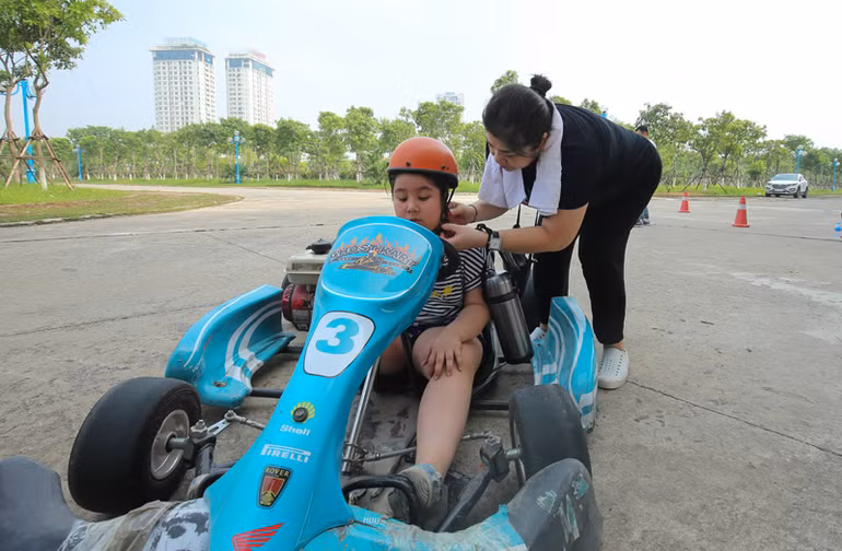 "Mục sở thị" lò đào tạo các tay đua F1 nhí tại Hà Nội ảnh 16