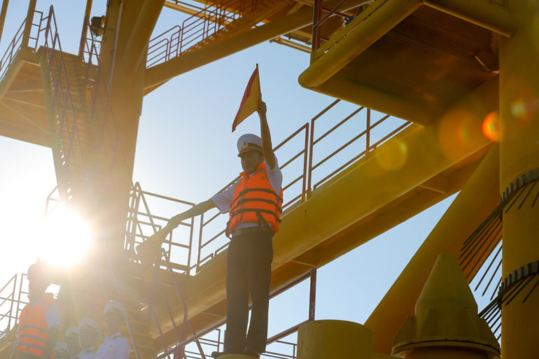 Nhà giàn DK1 - cột mốc chủ quyền trên vùng biển phía nam ảnh 4