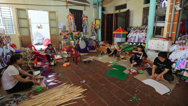 Làng vàng mã "vào vụ" Rằm tháng Bảy ảnh 3 Làng vàng mã "vào vụ" Rằm tháng Bảy ảnh 3