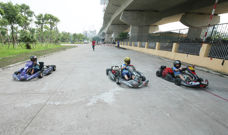 "Mục sở thị" lò đào tạo các tay đua F1 nhí tại Hà Nội ảnh 10