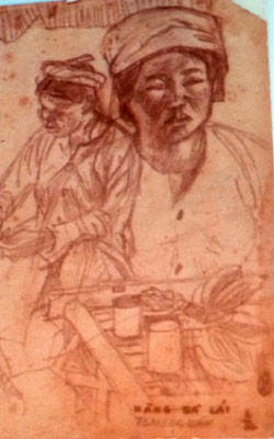 Tô Ngọc Vân và những bức ký họa thời chiến ảnh 2