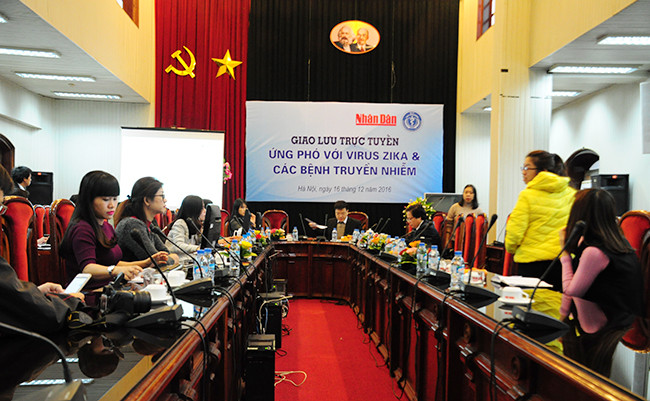 Giao lưu trực tuyến “Ứng phó với virus Zika và các bệnh truyền nhiễm” ảnh 33