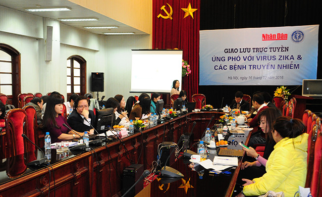 Giao lưu trực tuyến “Ứng phó với virus Zika và các bệnh truyền nhiễm” ảnh 29