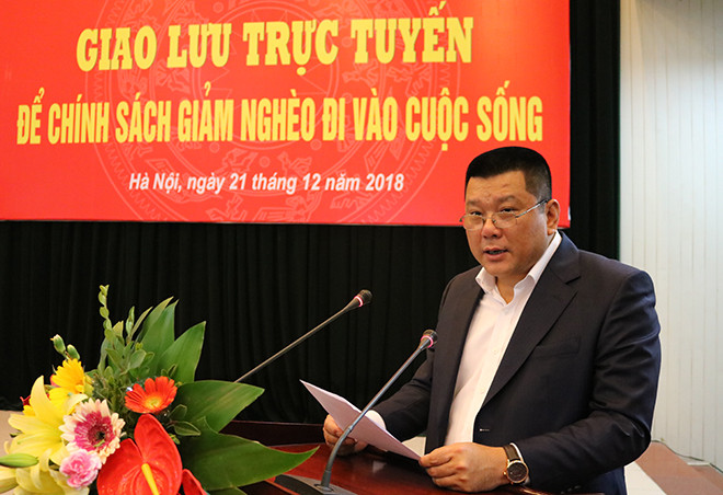 Giao lưu trực tuyến “Để chính sách giảm nghèo đi vào cuộc sống” ảnh 1