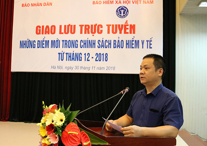 Giao lưu trực tuyến “Những điểm mới trong chính sách bảo hiểm y tế từ tháng 12-2018” ảnh 2