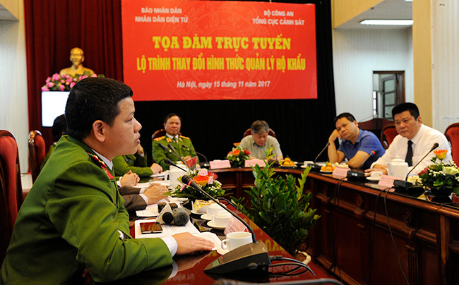 Tọa đàm trực tuyến "Lộ trình thay đổi hình thức quản lý hộ khẩu" ảnh 8