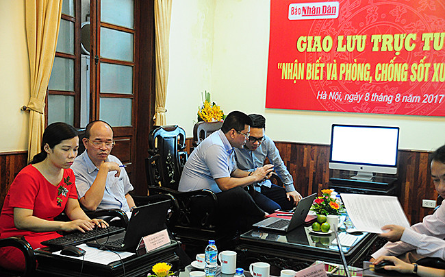 Giao lưu trực tuyến: "Nhận biết và phòng, chống sốt xuất huyết" ảnh 6